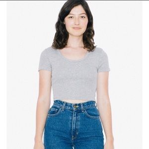 American Apparel Cotton Crop Top ✨